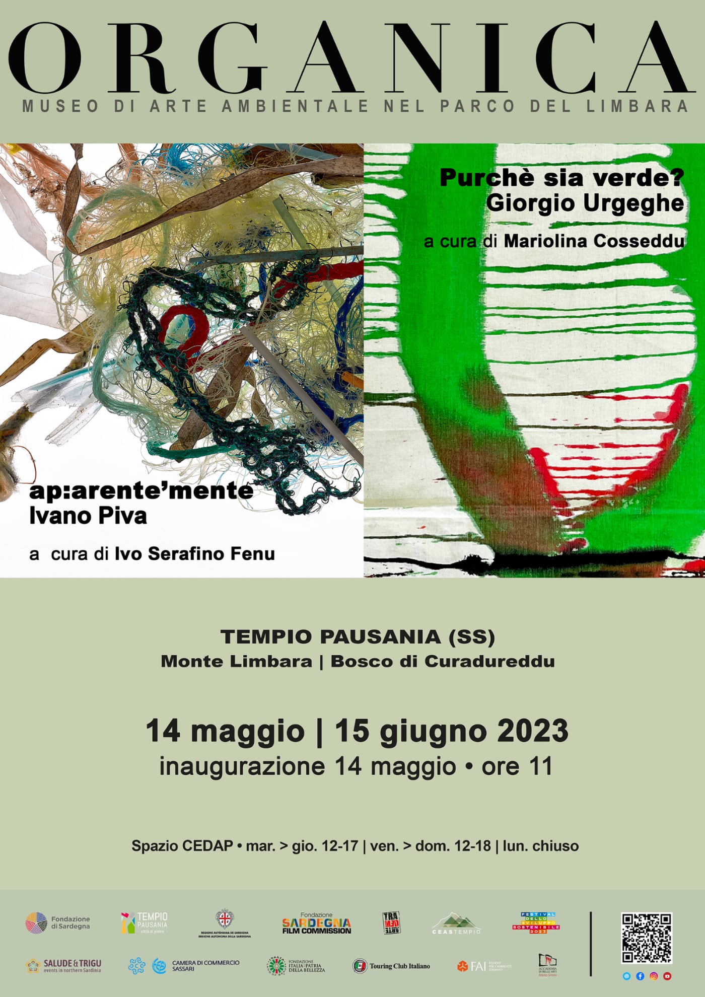 Comunicato stampa del 10.05.2023: il Museo Organica inaugura il calendario 2023